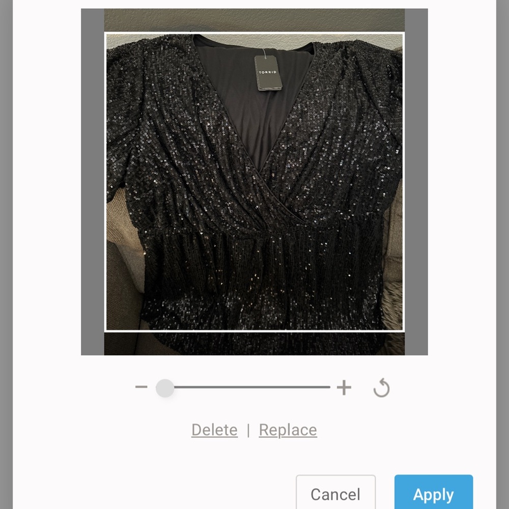Elegant Black Sequin blouse